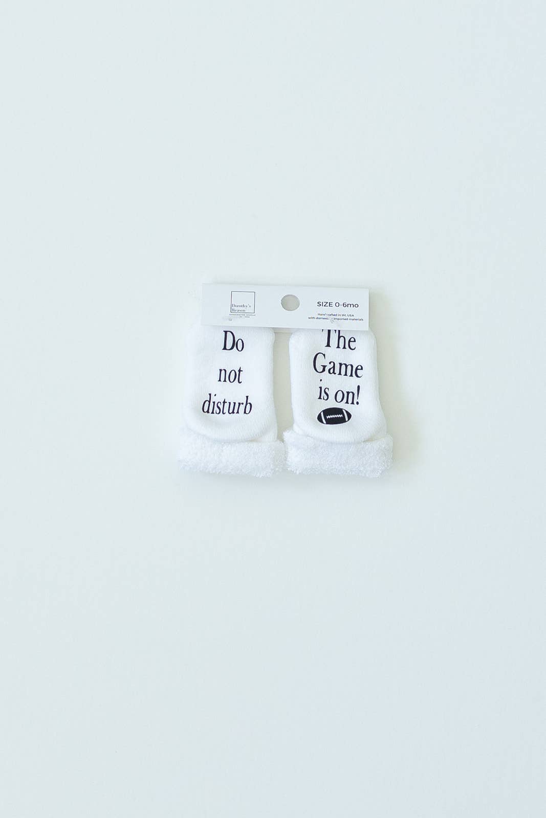 Dorothy’s Reason - Wholesale Socks - Baby - Do Not Disturb The Game is on Football Baby Socks | Sports3