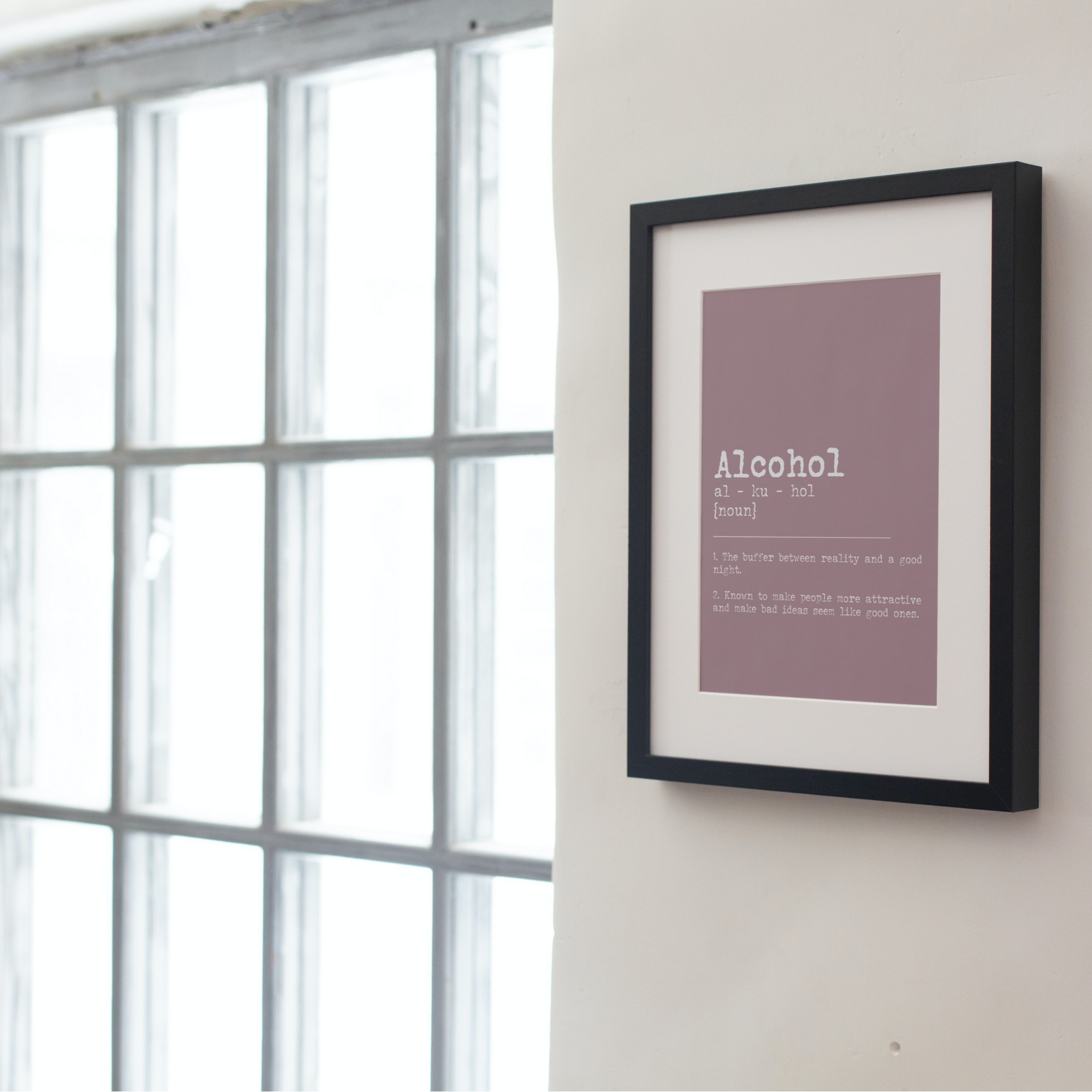 Fairy Bread Designs - Wholesale Kunstprint - Alcoholwoordenboek Print Tan3