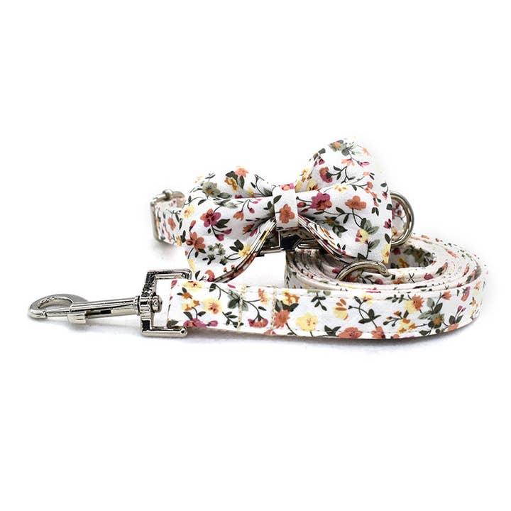 Lulu Collar, leash and Bowtie set for wholesale by The Paw Co