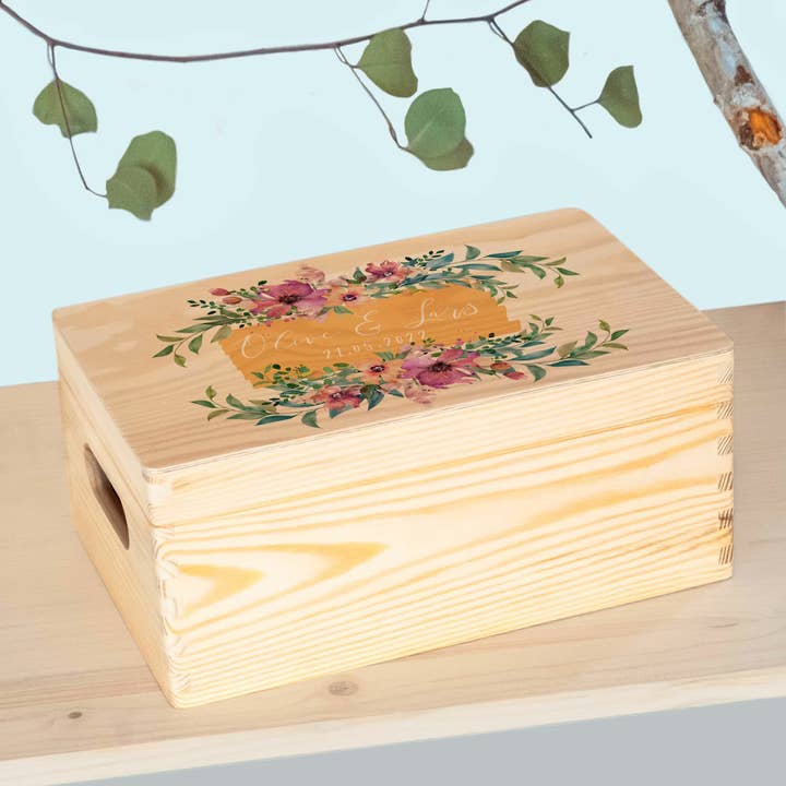 Caja de recuerdos para boda | Tendril | varios tamaños para venta al por mayor de Die Kerzenwerkstatt