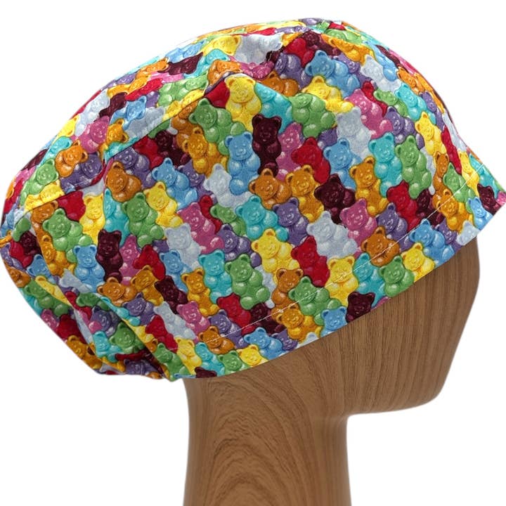 SewingLabPlus - Wholesale Healthcare Uniform - Women's - Scrub Cap Euro Geometric Scrub Hat Adjustable Medical Cap