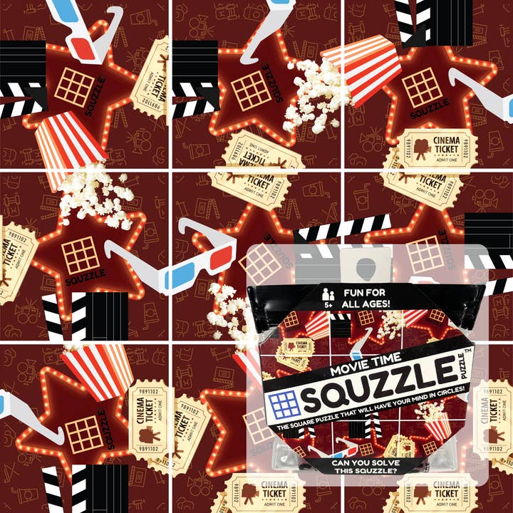 Movie Time Squzzle Puzzle for wholesale by Fun Squared Games
