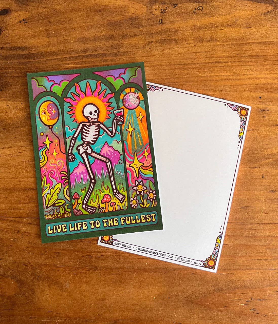 SeeknRevel - Wholesale Everyday Greeting Card - Live life to the fullest - Card2