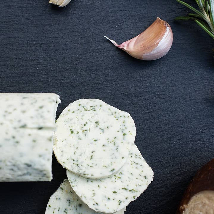 Herbed Smoked Butter for wholesale by Crooked Face Creamery