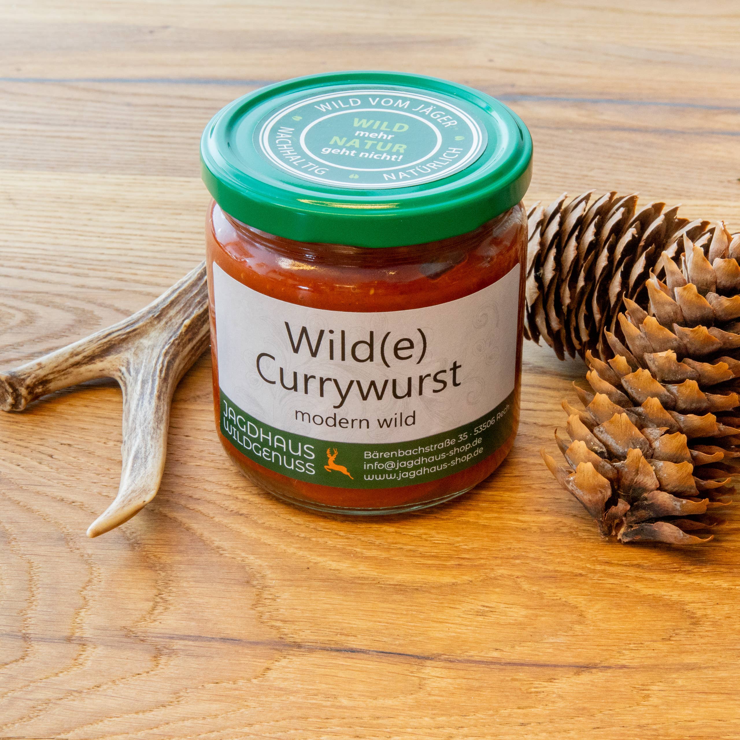 Jagdhaus Wildgenuss - Wholesale Sausage - Eifel Venison Wild Currywurst1