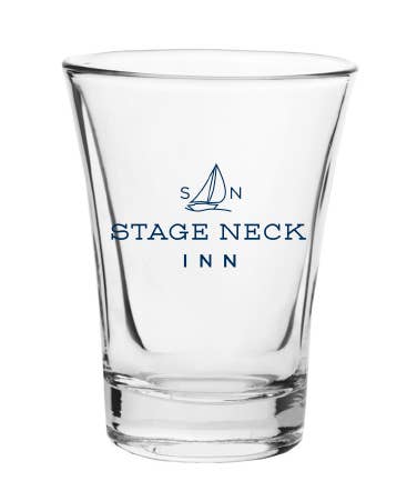 The Buffalo Works - Vente Verre à shooter - Verre à liqueur avec logo personnalisé Stage Neck