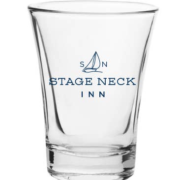 The Buffalo Works - Vente Verre à shooter - Verre à liqueur avec logo personnalisé Stage Neck0