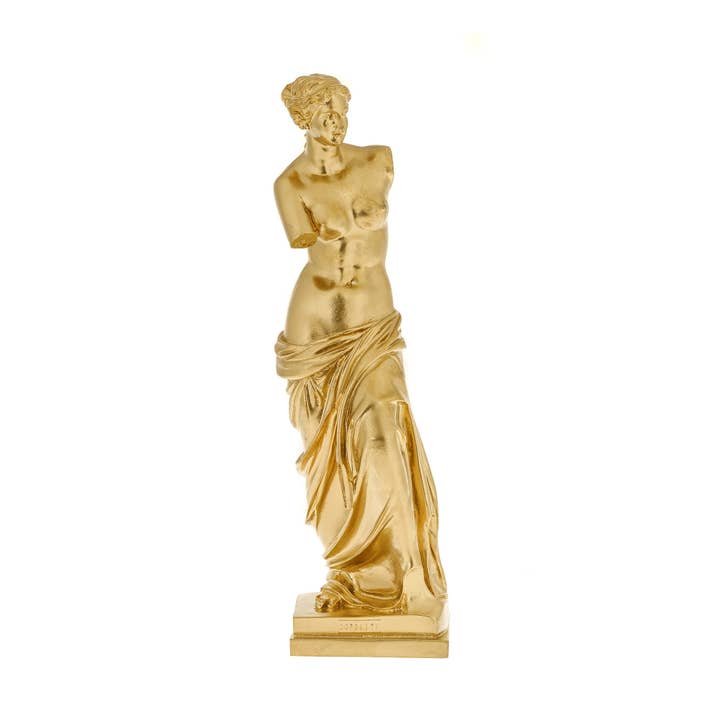 ARTIA LTD - Wholesale Sculpture - Aphrodite of Milos or Venus de Milo Statue, 40cm Gold Color