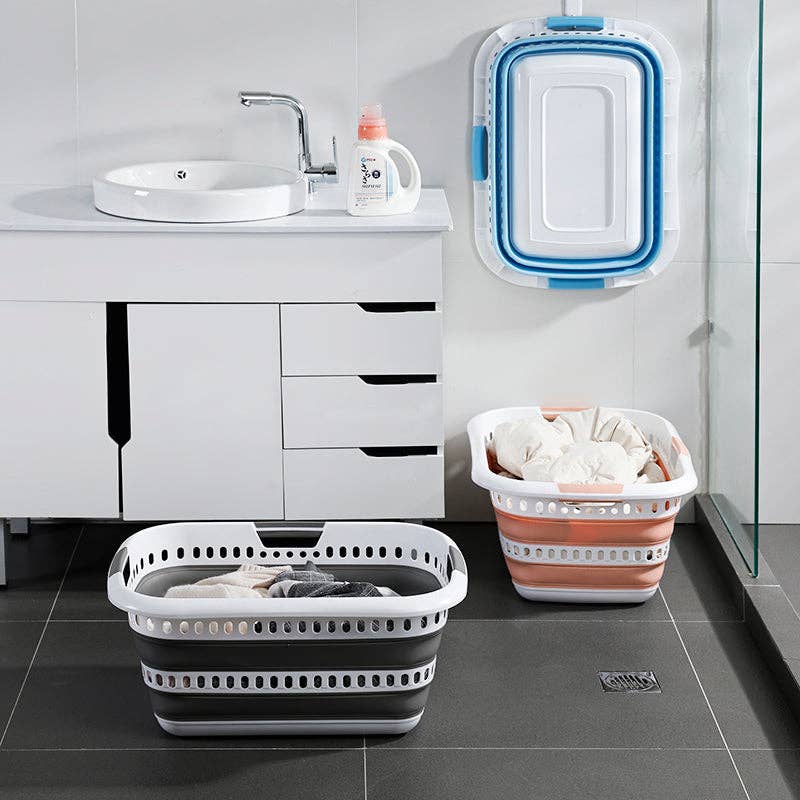 VIGOR - Wholesale Laundry basket - Perfect Space Saving Premium Quality Basket Collapsible Plas11