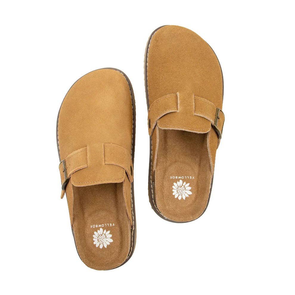 Mars Sky Shoes Wholesale - Wholesale Mules - Women's - Yellow Box MAIBLE Women Cork Sole Buckle Strap Mules-12 Pairs Pack-41.65/Pair11