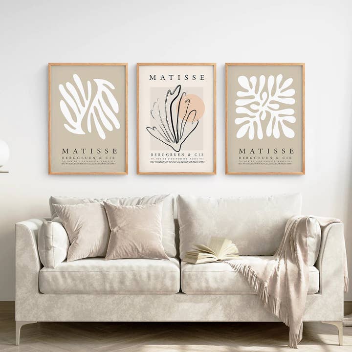 Art Lane - Wholesale Art Print - Henri Matisse Art Print. Artistic Neutral Wall Art