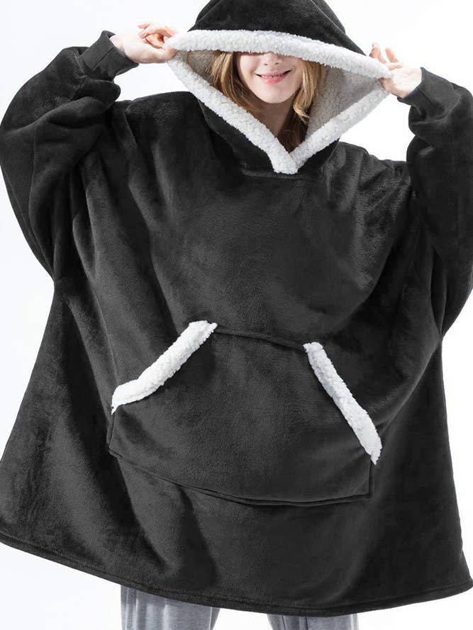 UNISHE - Wholesale Badjas - Dames - Fluffy badjas met capuchon en zakken ZZKF2276