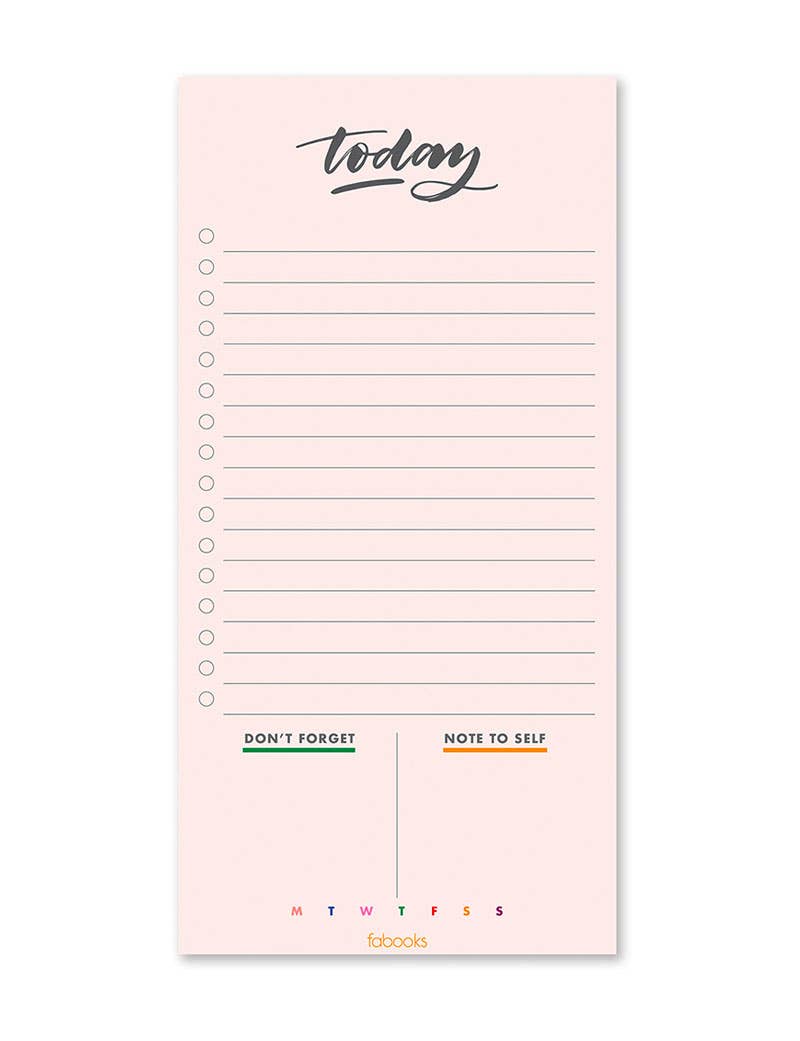 fabooks - Wholesale Notepad - Today Daily Planner Notepad, Daily Schedule, To-Do List0