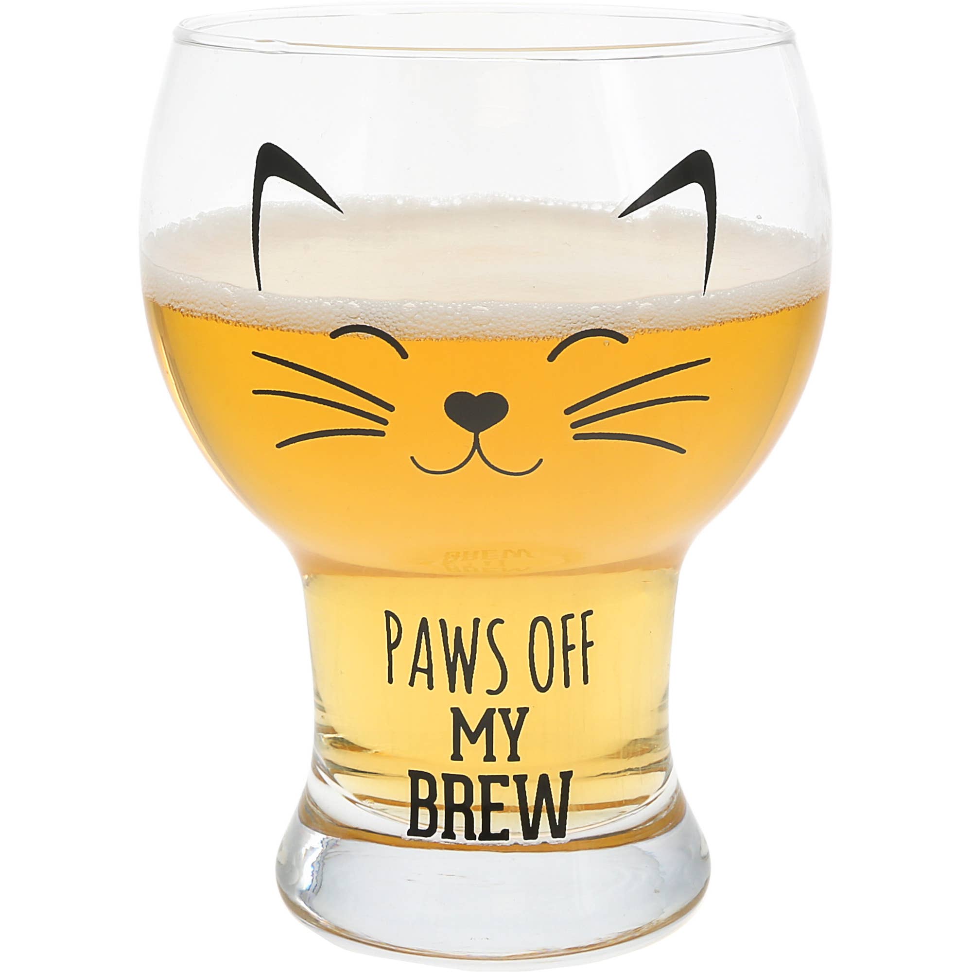Pavilion - Wholesale Beer Glass/Mug - Paws Off - CAT - 15 oz Pilsner Glass2
