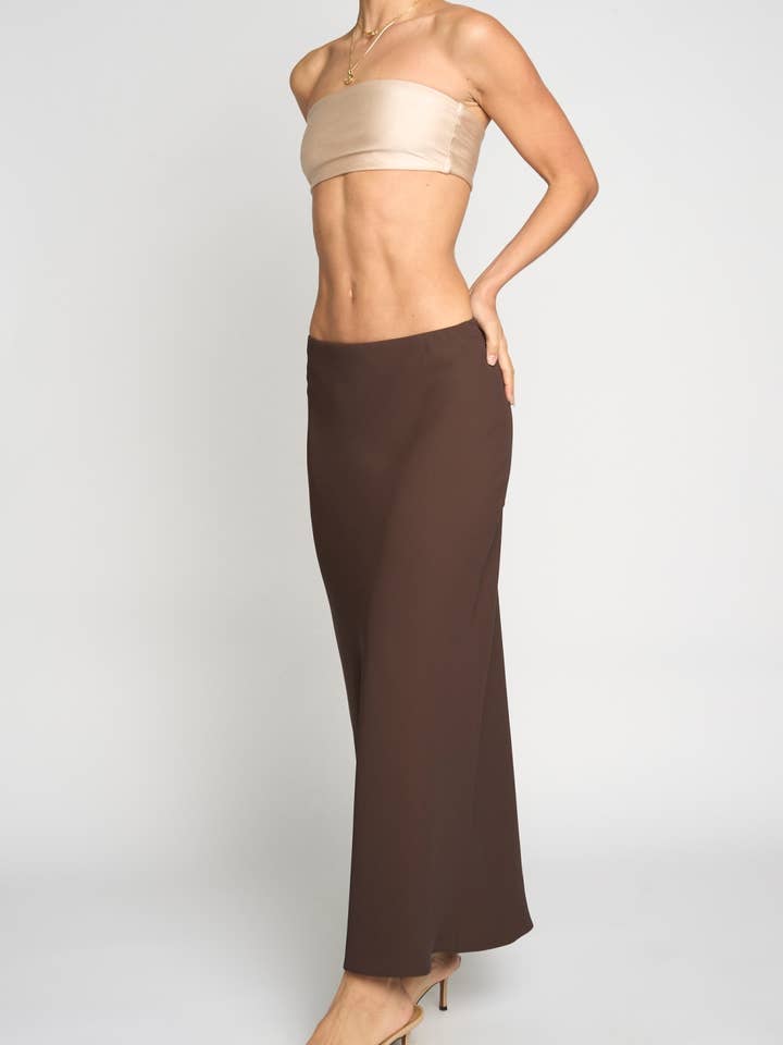 Sans Souci - Wholesale Skirt - Women's - POLY SPAN KNIT BIAS MAXI SKIRT12