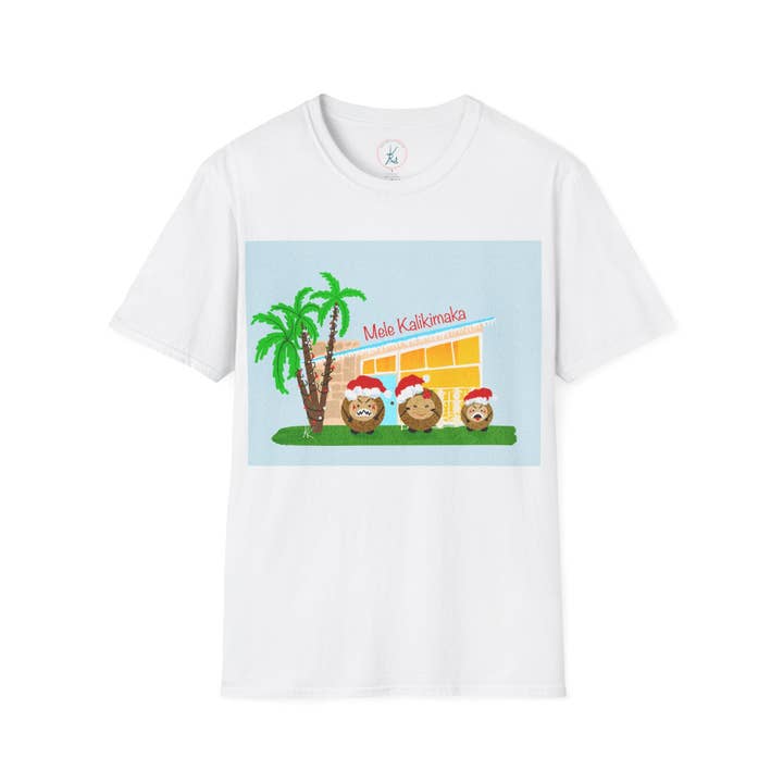 Coconut Family Christmas (Unisex) for wholesale by Kimberly Ratliff Art