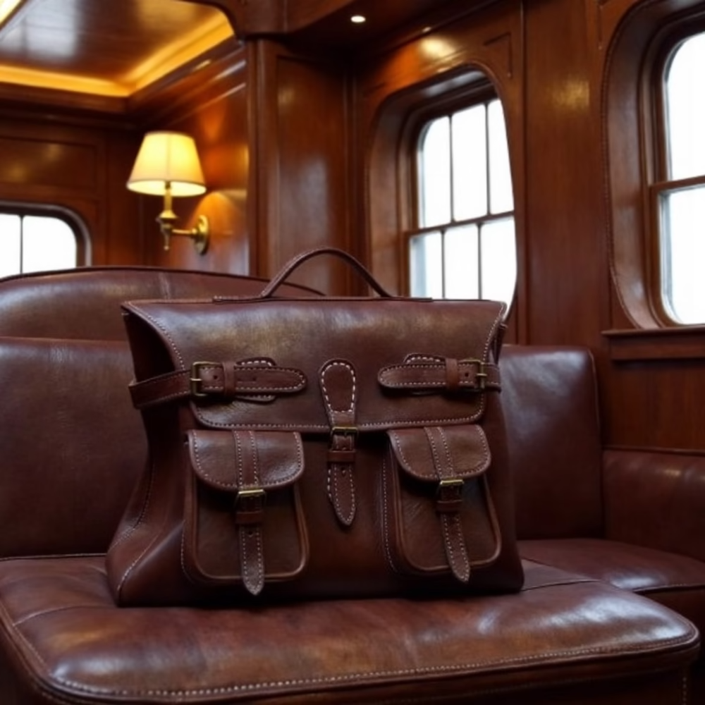 High crafty - Wholesale Messengertas - Uniseks - Atlas Leren Messenger Tas – Ambachtelijke Marokkaanse Akteta2