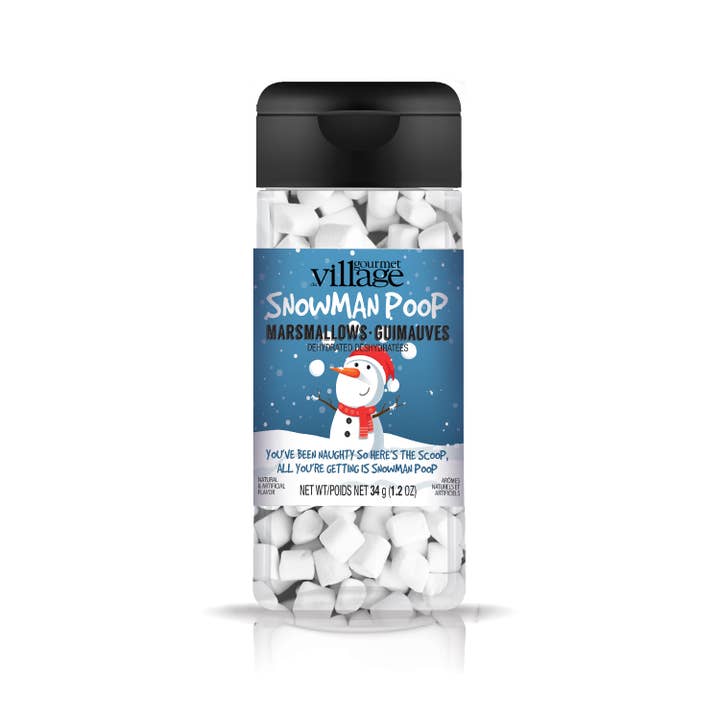 Gourmet Du Village - Wholesale Marshmallow - Topping Hc Snowman Mini Deh Marshm 34g