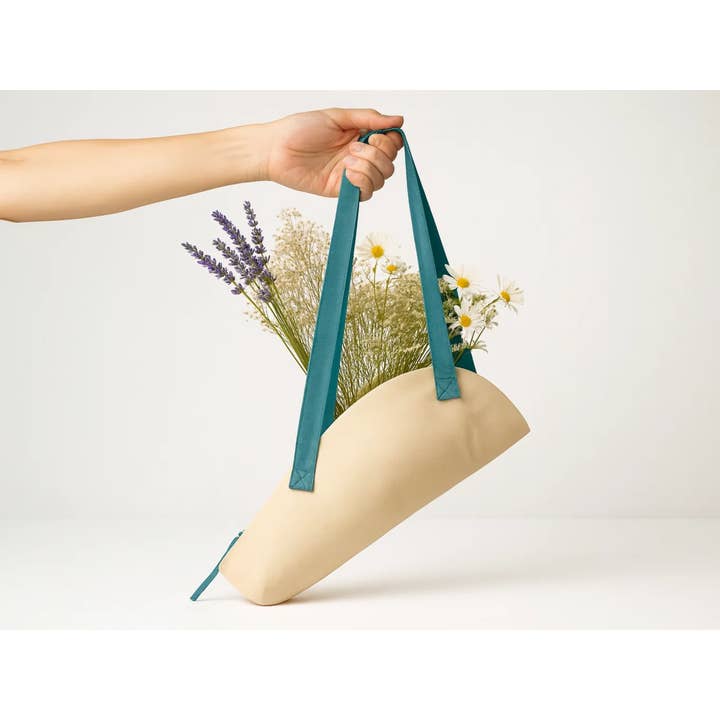 Bolso de Flores de Lona | Bolsa de Ramo de Lona | Sin Marca para venta al por mayor de House of Kraft Jewelry & Accessories