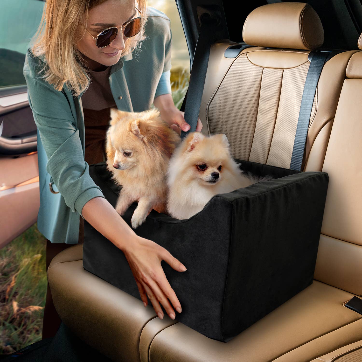 Precious Tails - Wholesale Pet Carrier - Cat/Dog - Precious Tails High Density Foam Pet Booster Seat59