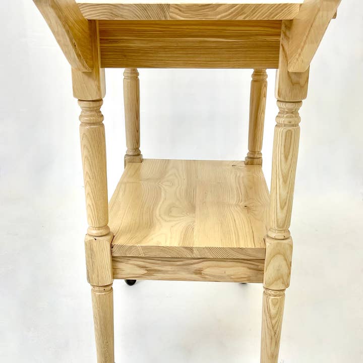 Oak & Post Furniture - Vente Chariots de bar - Chariot à thé en bois rustique3