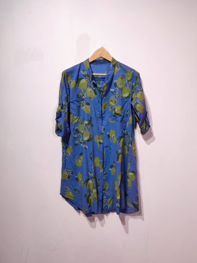 Pomelo paris - Wholesale Button Down Shirt - Women's - LISA LEMON LONG SHIRT NEW9