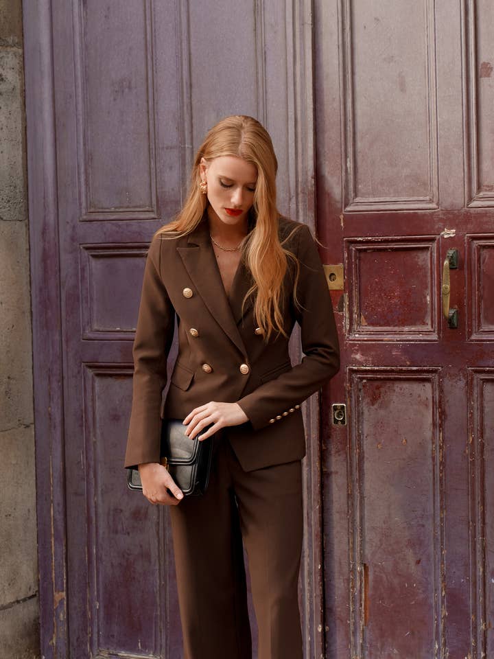 LULUMARY - Wholesale Jacket - Women's - Double-breasted jacket V195