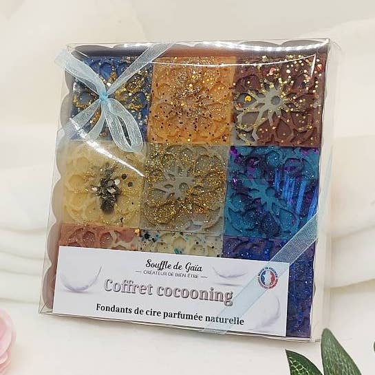 Sarl SdG / Souffle de Gaïa - Wholesale Wax melt - Fondant parfumé en coffret thème - Cocooning0