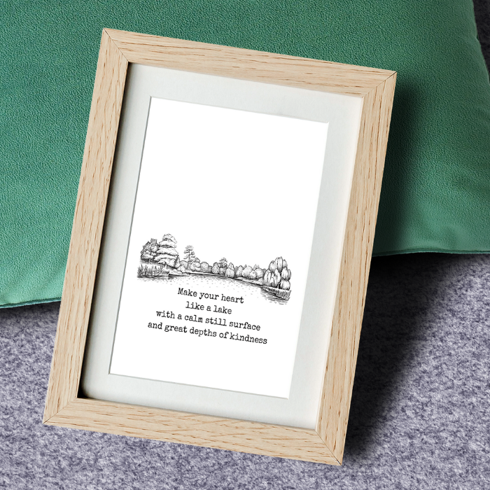 Witty Words - Cards and Wall Art - Wholesale Picture Frame - 4 in 1 Cottage Witty Word Display & Storage -  Frame Set26