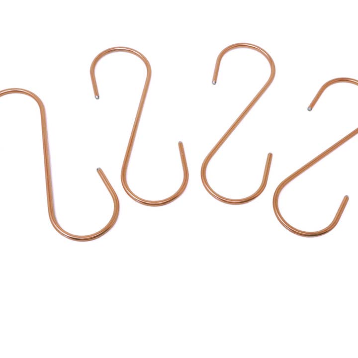 The Brass Butterfly - Wholesale Wall Hook - S-Hooks (Set of 4)