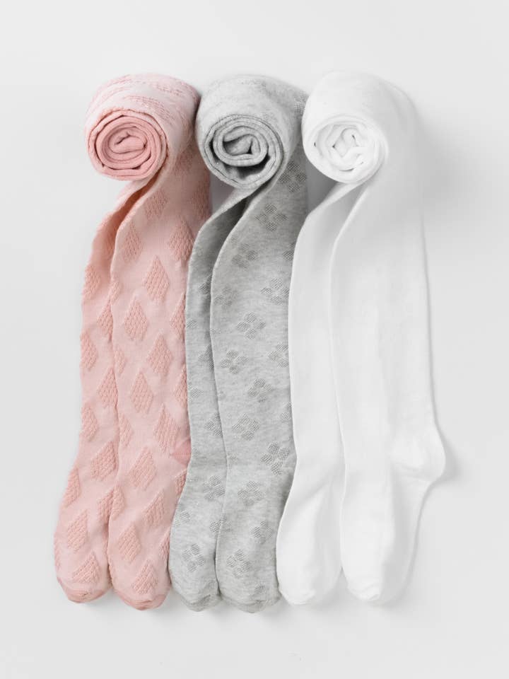 3 Pack Kids Tights - Printed for wholesale by Artie