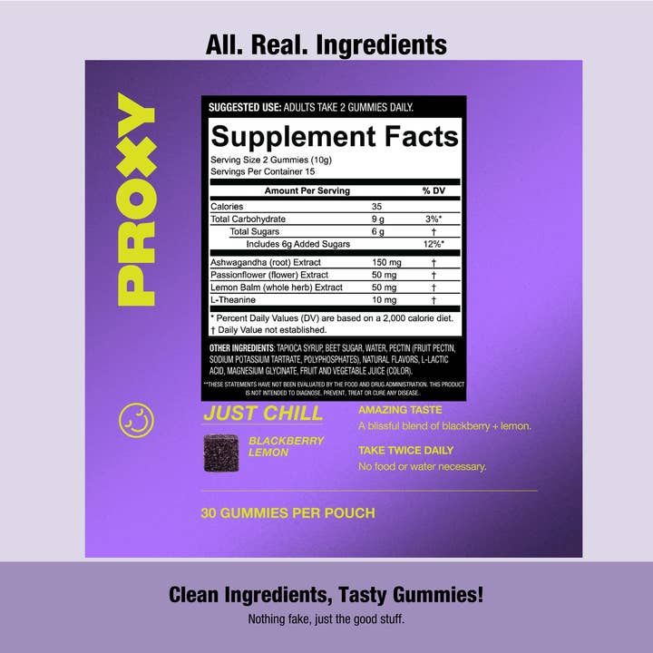 Proxy Wellness - Wholesale Oral Supplement/Vitamin - PROXY Just Chill6