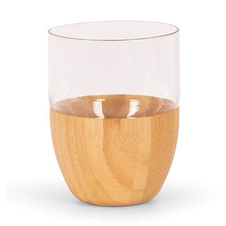 Flamboo 450 ML Tea Cup - Promotional Gift - Bamboo + Glass for wholesale by Flamboo