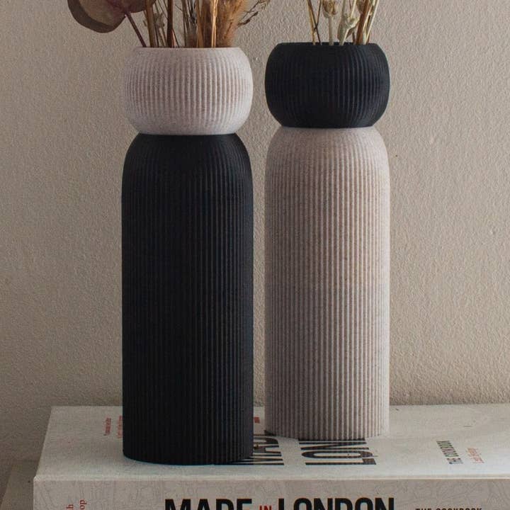 REMOVED BRAND – wholesale Vase – Lagom - 3D Printed Japandi style dried flower vase0