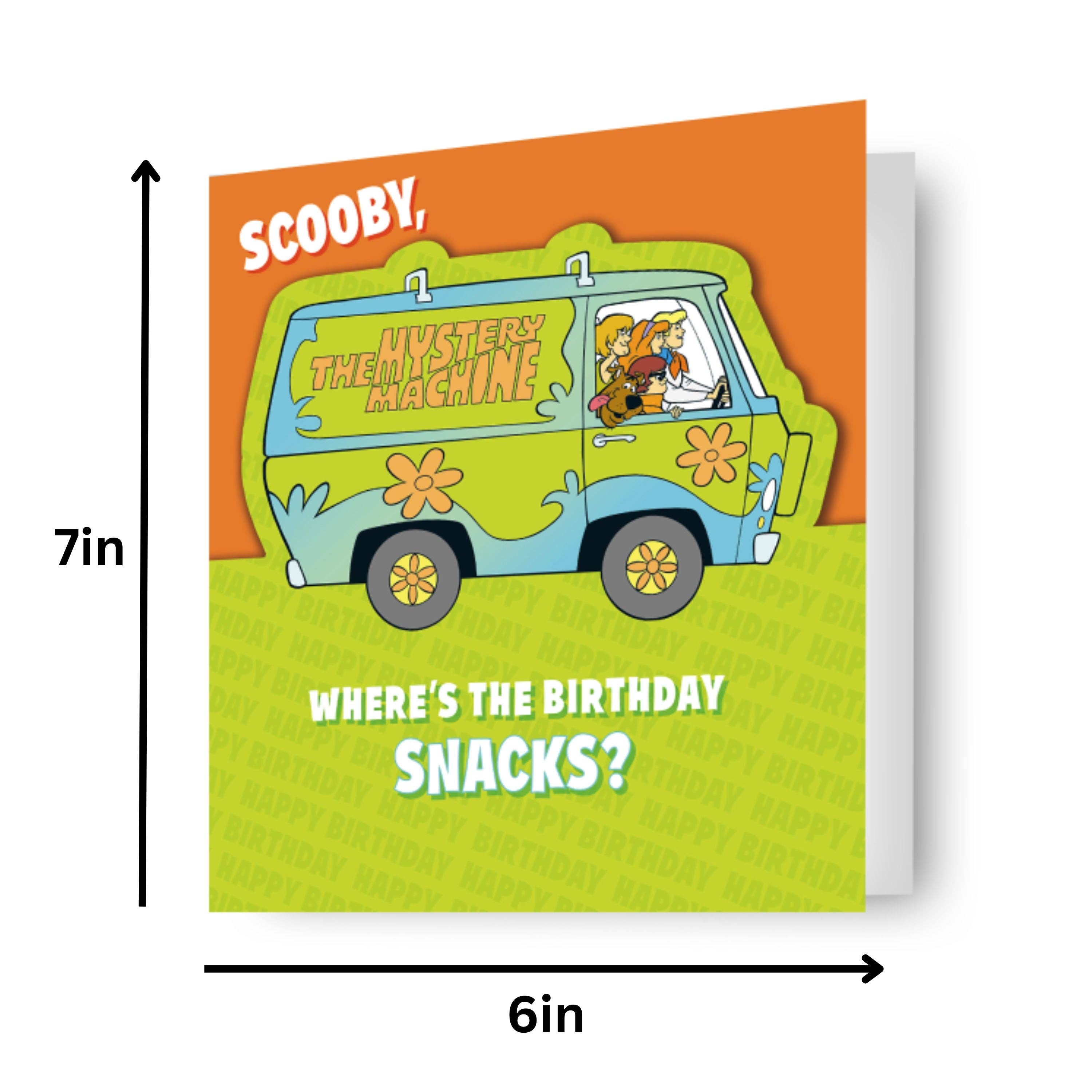 Danilo Promotions Ltd – wholesale Birthday card – Warner Bros Scooby Doo Birthday Card1