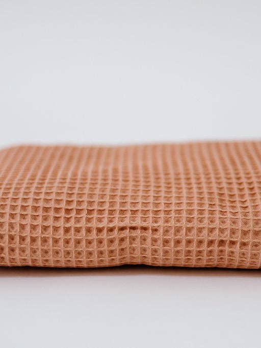 Waffle Blanket | Mauve for wholesale by Winslow & Company