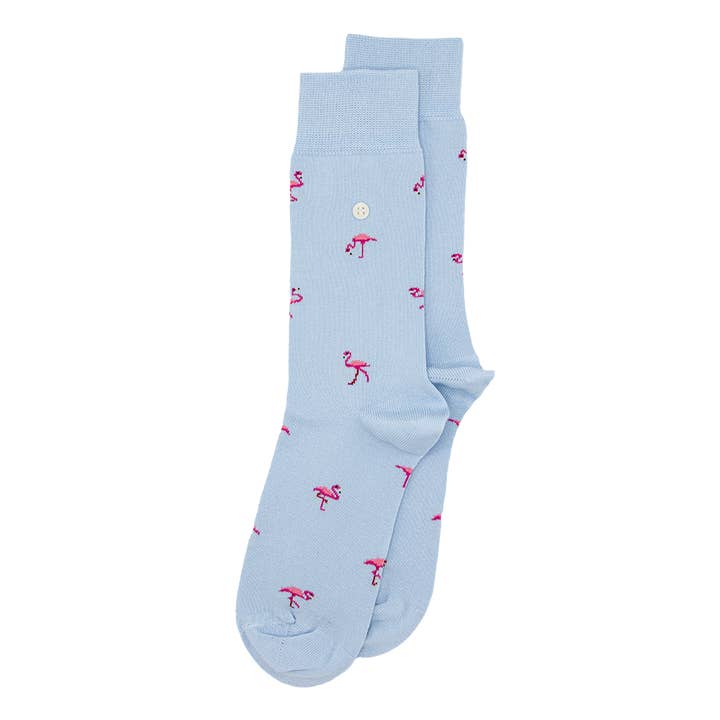 Flamingos | Light Blue for wholesale by Alfredo Gonzales