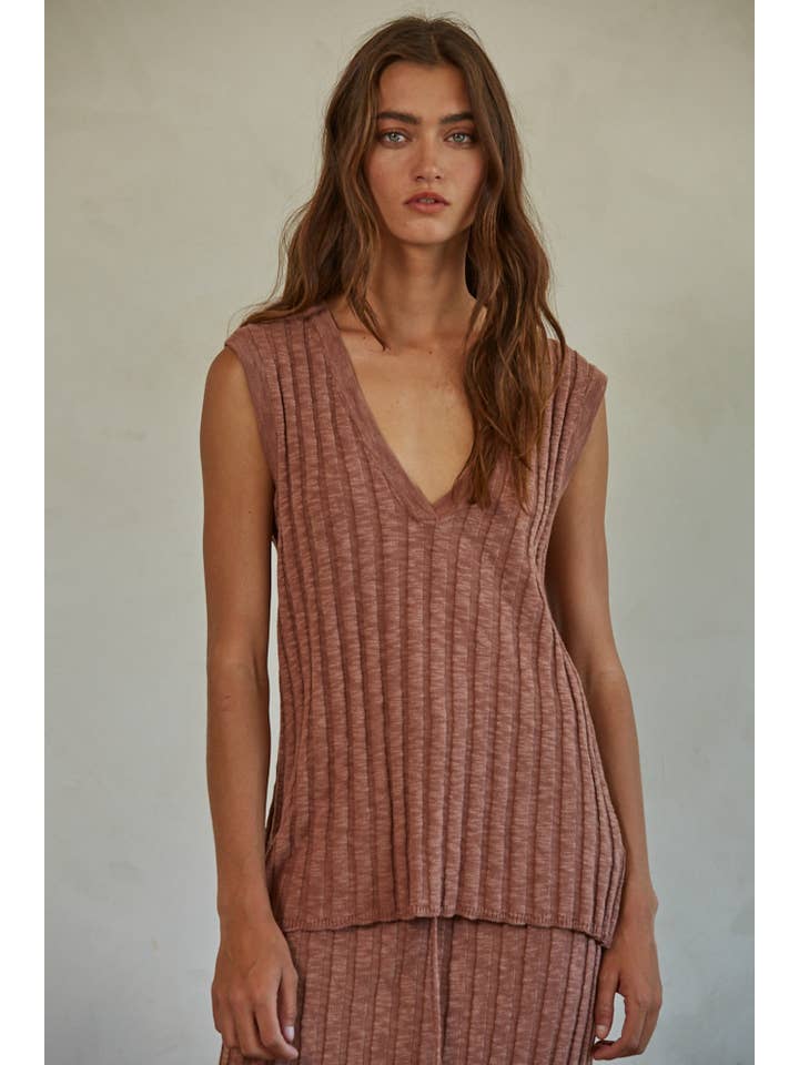 By Together - Wholesale Knit Top - Women's - W1393 | ISLA VEST TOP
