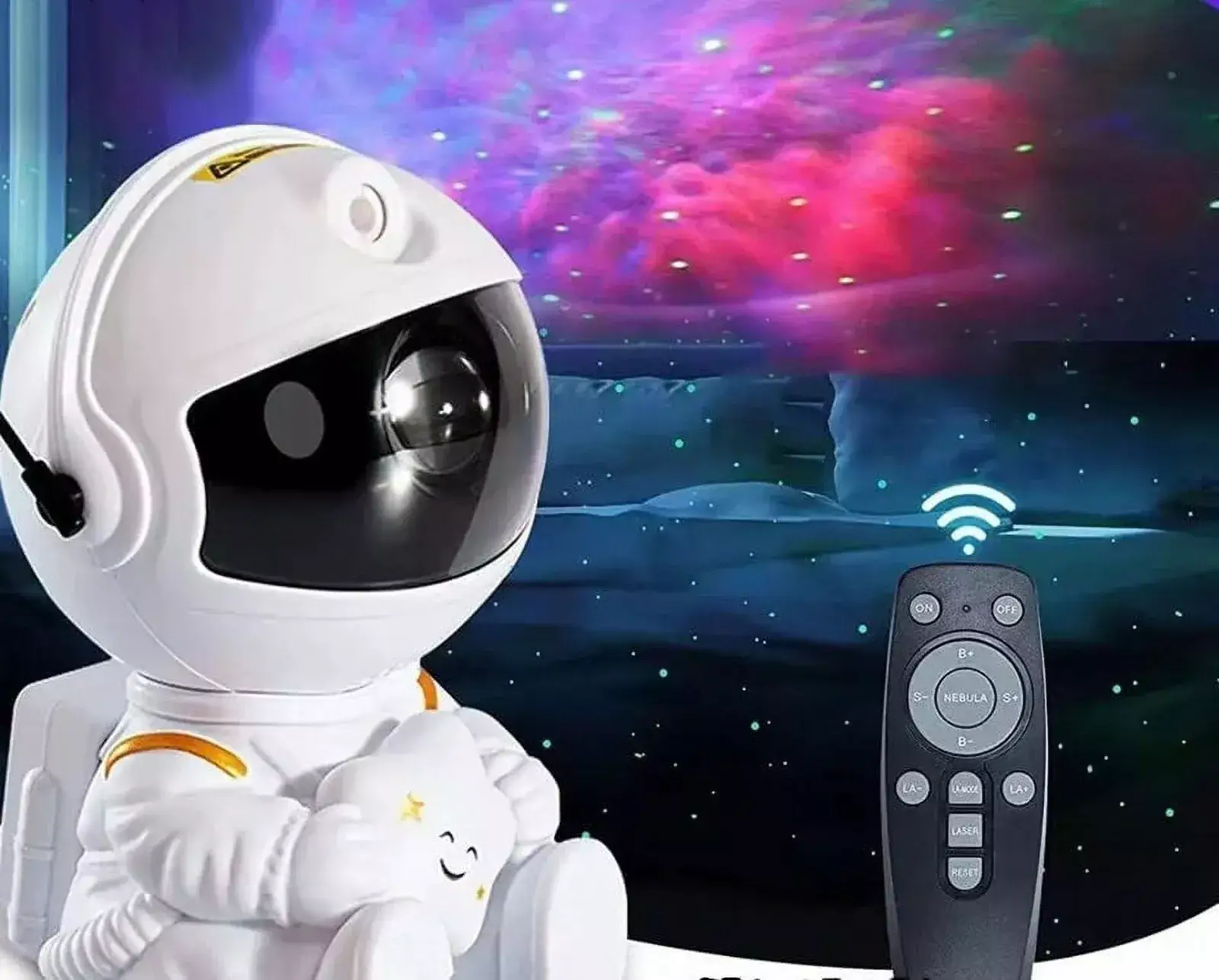 Orimono Elegance – wholesale Night light – Astronaut Projector Galaxy Starry Sky Night Light Ocean Star2
