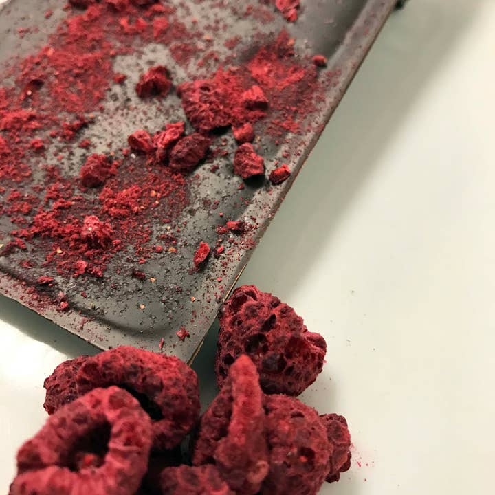 Raspberry Chocolate Bar for wholesale by Decadence Chocolates Inc