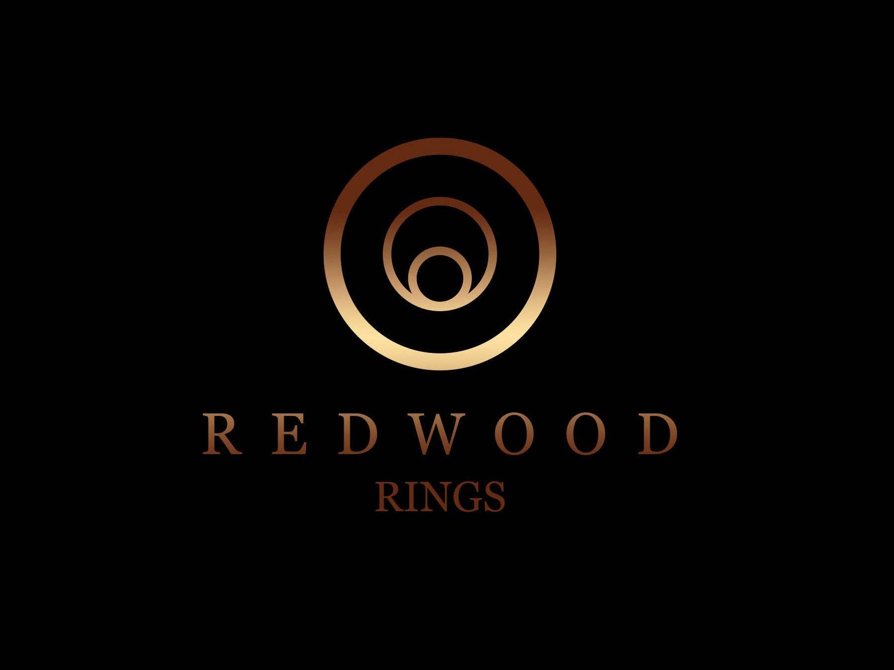Redwood Rings - Wholesale Band/Stacked Ring - Black Tungsten Ring, Guitar String and Koa Wood Inlay - 8MM11