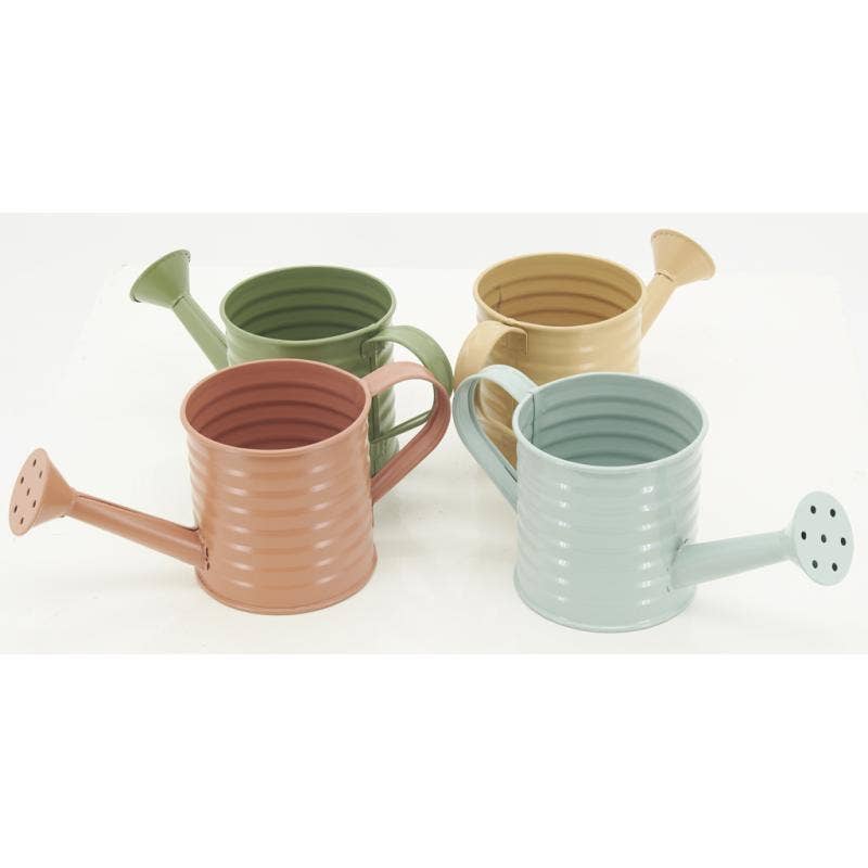 Aubry Gaspard - Vendita all'ingrosso Annaffiatoi - Mini annaffiatoi in zinco verniciato, 4 colori assortiti3