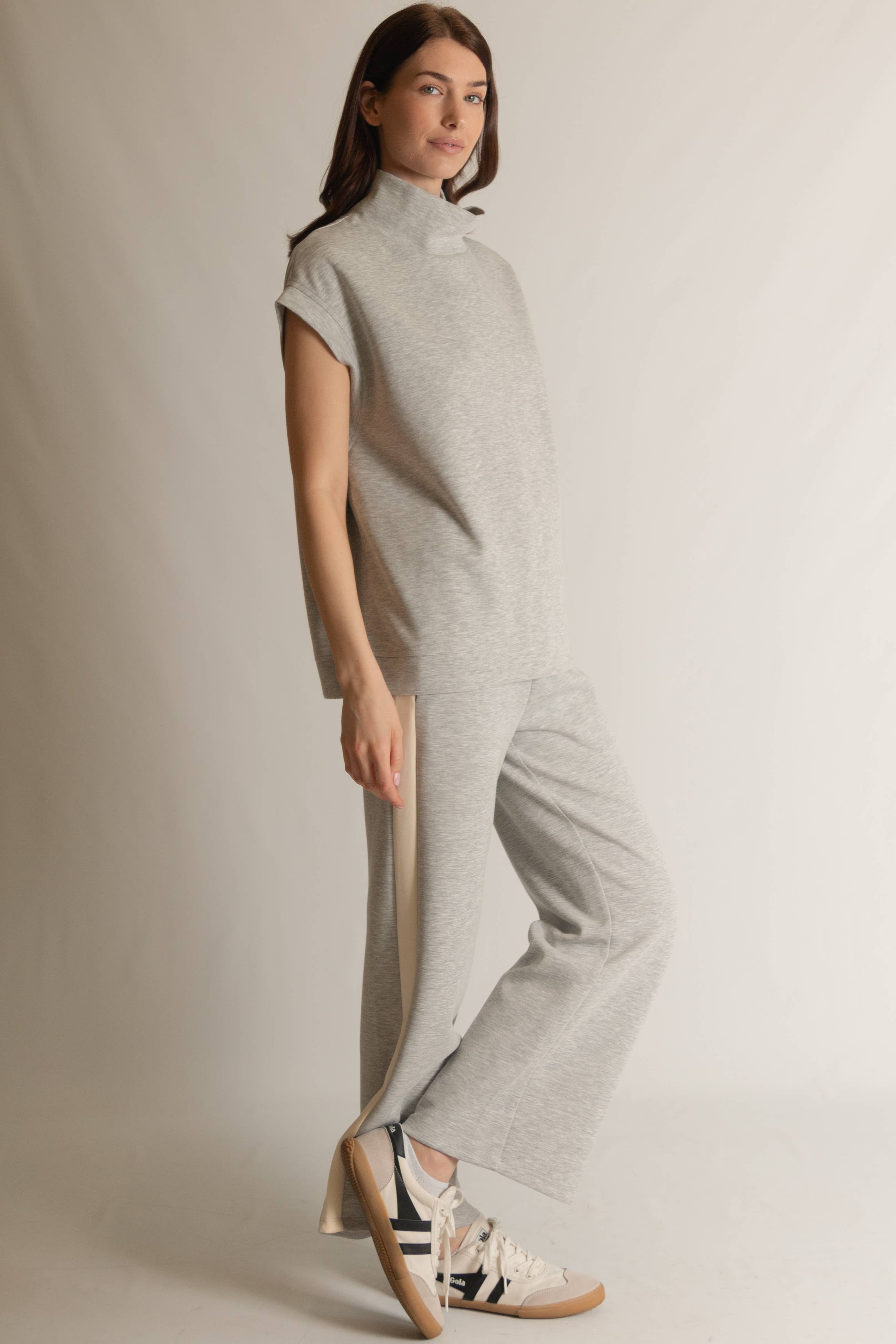 P. CILL – wholesale Pants – Women's – P. CILL Butter Modal Side Stripe Wide Leg Pants13