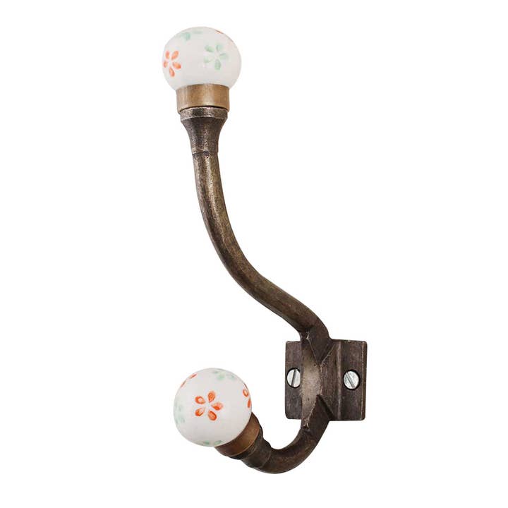 1 Piece Red Wall Mounting Hooks Boho Key Holder for wholesale by Daana Paani LLC