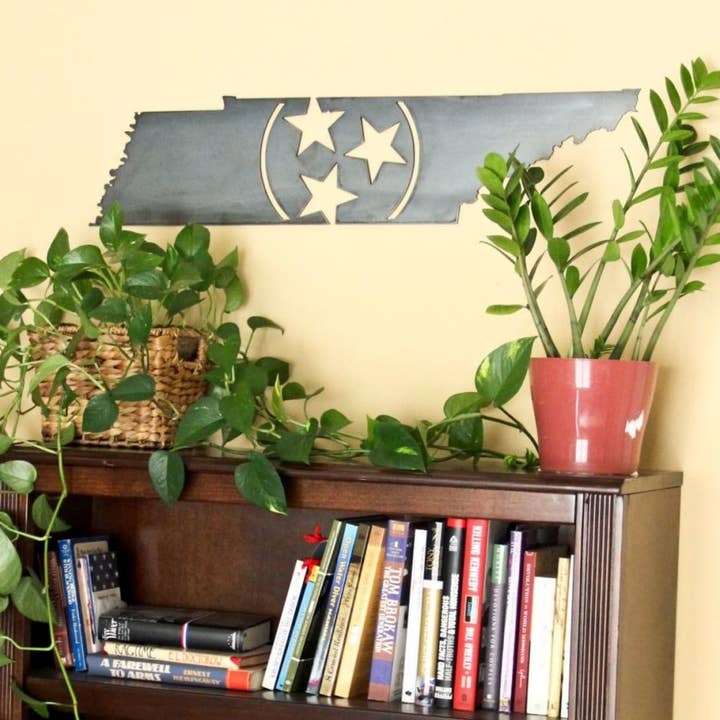 Highland Ridge | Handmade Home Decor - Wholesale Wall Accent - Tennessee Tri-Star Metal Art2