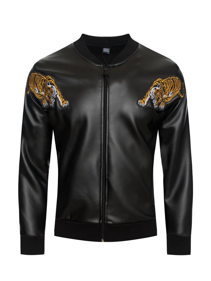 Tiger Sporty Bomber Jacket for wholesale by Perruzo