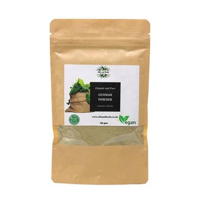 Poudre Gudmar biologique — Destructeur de sucre — 100% pure pour la vente par Oils and Herbs UK