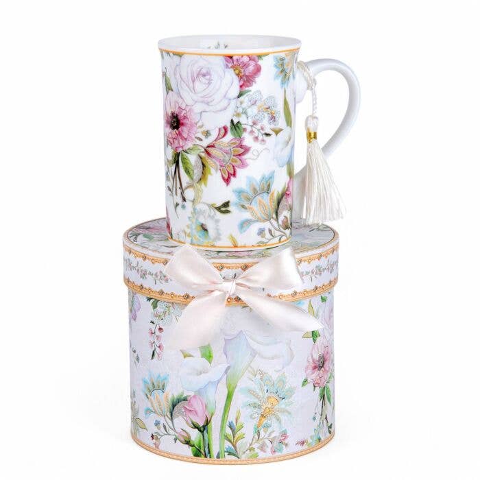 STP - Wholesale Coffee Mug - Dream Garden Bone China Tea/Coffee Mug in Gift Box3