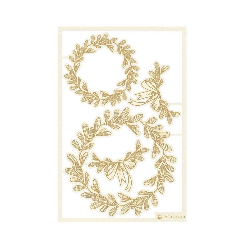 P13 - Wholesale Craft Supplies - Light Chipboard Embellishments Christmas Charm 05, 4X6"1