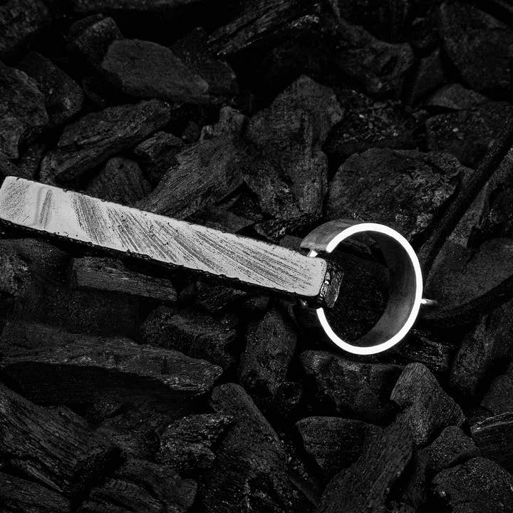 Schwarzer Achat-Anhänger für den Großhandel von Natt Jewellery